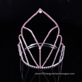 Simple Design Crown Rhinestone Tiara Crystal Crowns